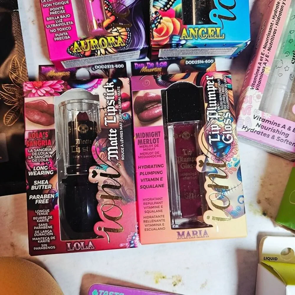 Beauty Bundle Lot Makeup Skincare Masks Lashes Lip Gloss Serum Cuticle Oil NEW